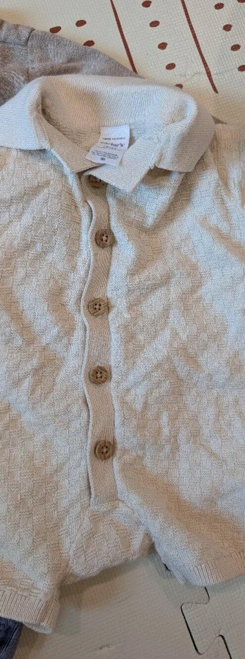 Lot Of Carters Neutral Baby Essential Outfits With Booties